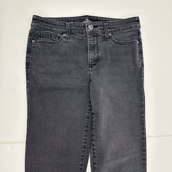 St. John's Bay Straight Leg Women's size 6 Black Denim Jeans - Picture 2 of 4
